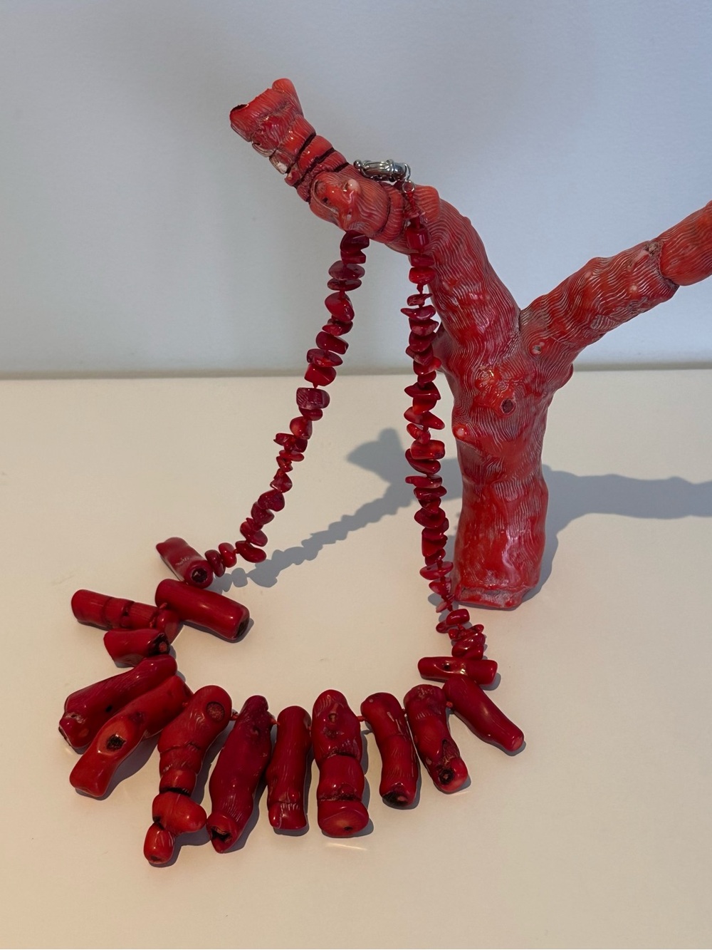 Large Coral Necklace